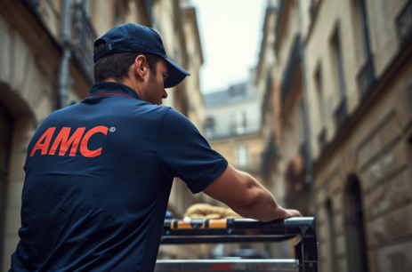 Équipe de déménageurs professionnels